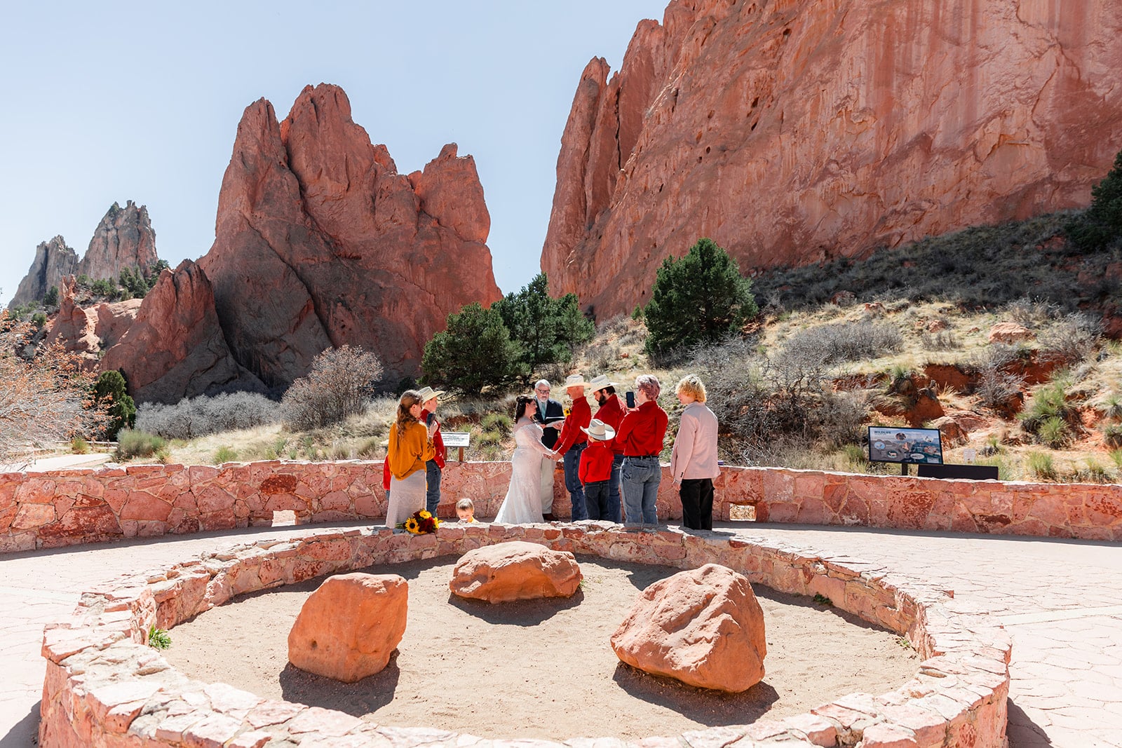 Colorado wedding ceremony